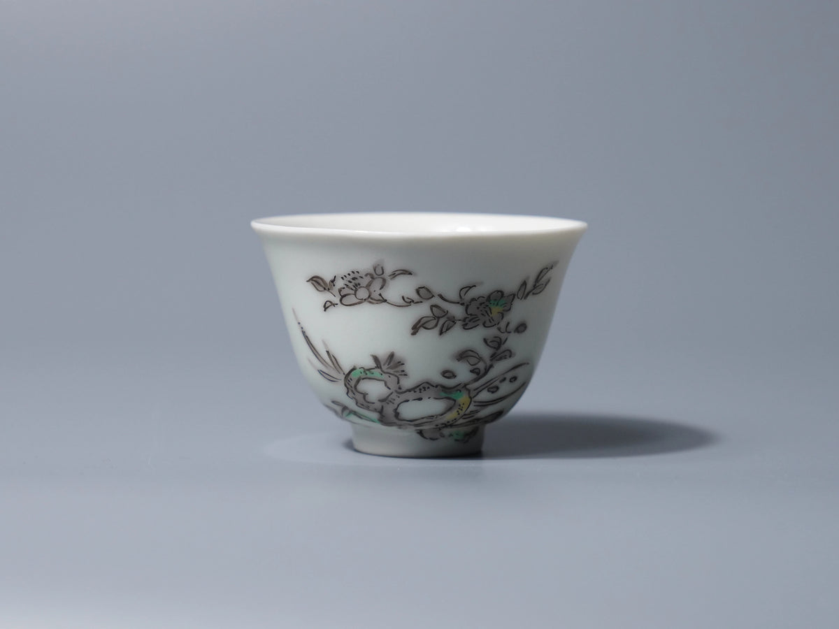 Flower-and-Butterfly Design  Sakazuki