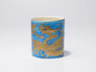 色絵金襴手鳳凰文猪口