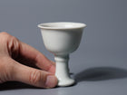 White Porcelain Stemmed cup