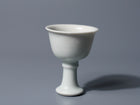 White Porcelain Stemmed cup