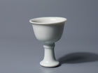 White Porcelain Stemmed cup