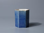 Lapis Glaze Hexagonal Sakazuki