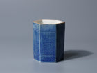 Lapis Glaze Hexagonal Sakazuki