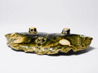 Oribe Leaf-Shaped Plate