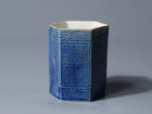 Lapis Glaze Hexagonal Sakazuki
