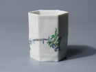 Wucai Landscape Design Hexagonal Sakazuki