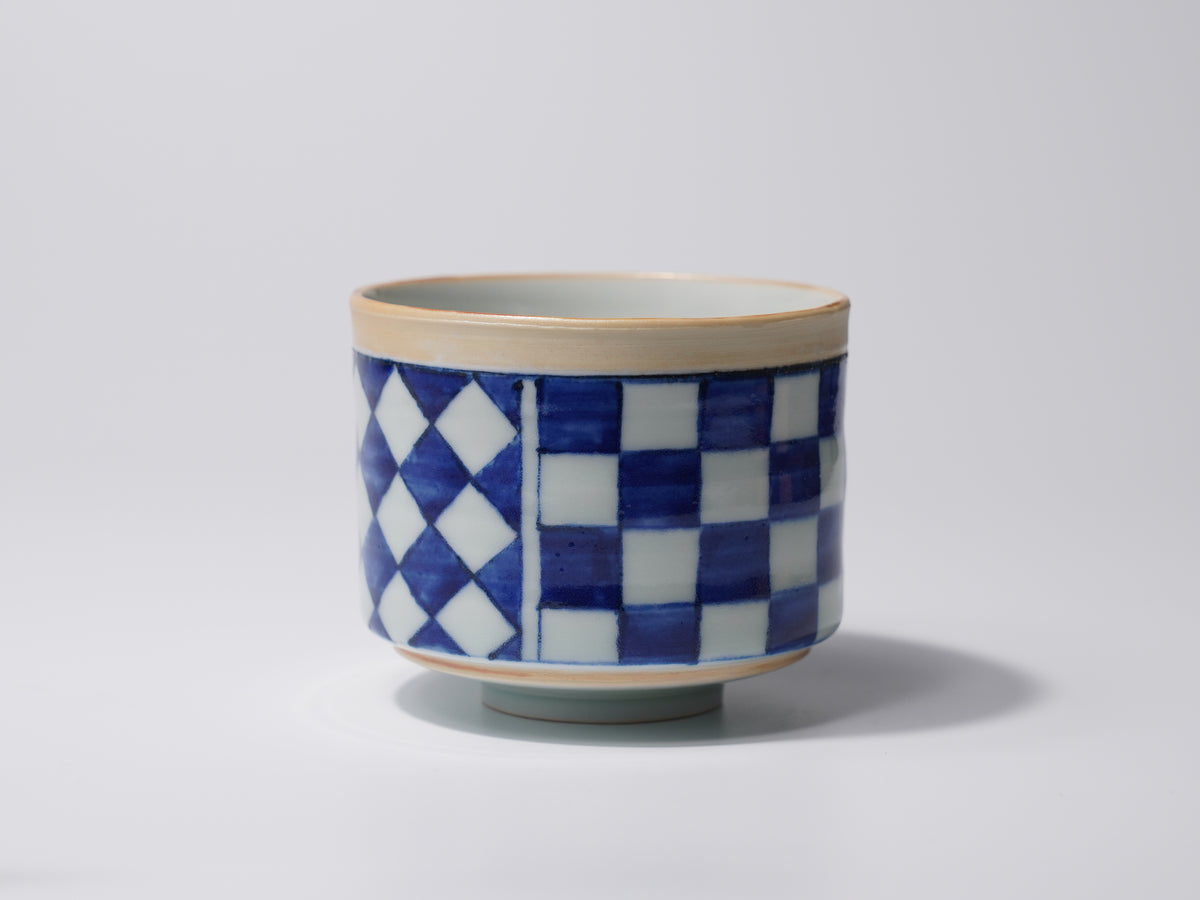 茶碗 市松