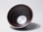 桃銀油滴天目茶盌
